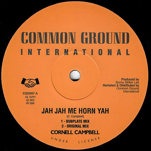 【REGGAE】7inch JAH JAH ME HORN YAH Cornell Campbell – Jah Jah Me Horn Yah | Kingsland Records
