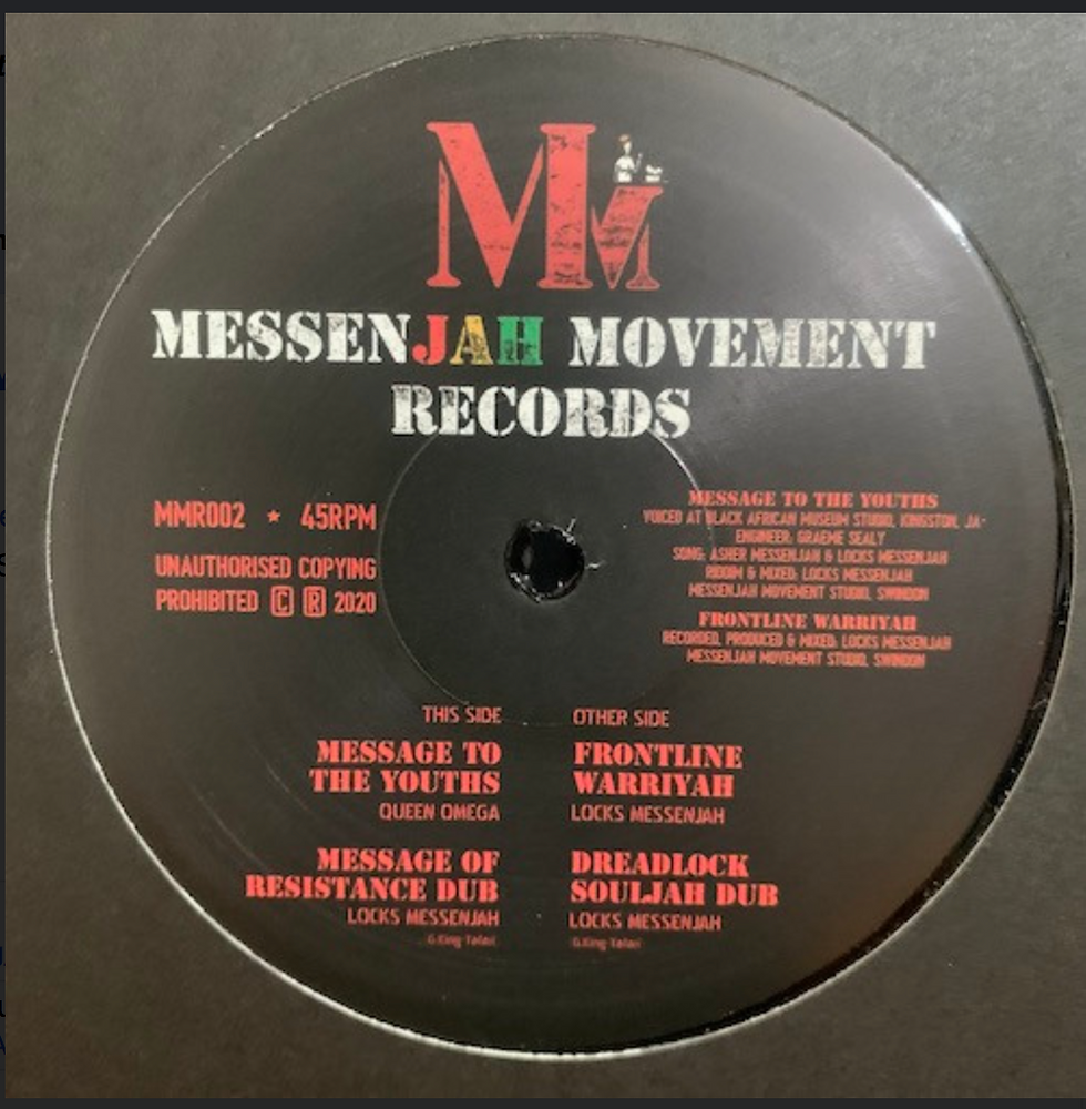 Queen Omega / Locks MessenJAH – Message To The Youths / Frontline Warriyah