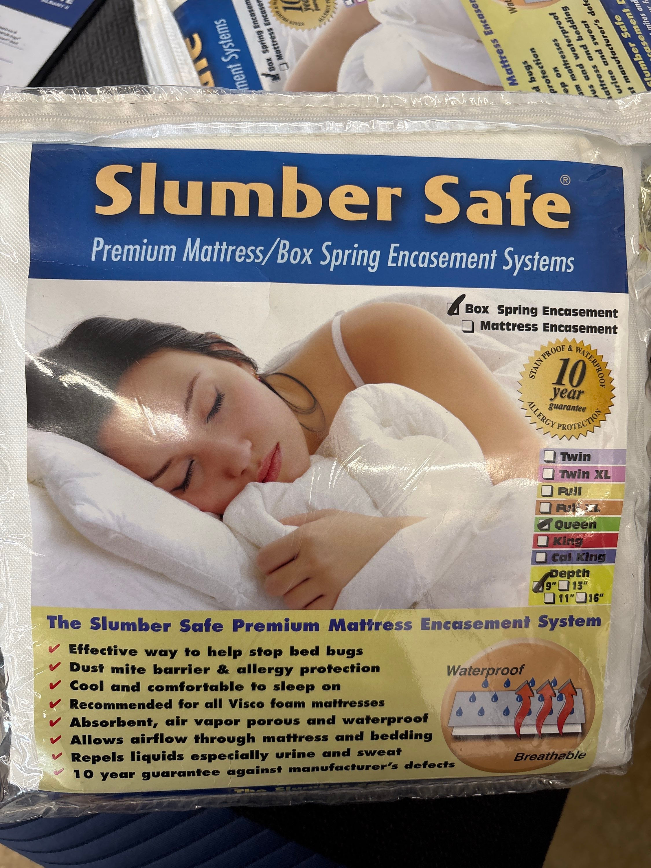 Slumber Safe Total Encasement Box Spring/Box Foundation Protector