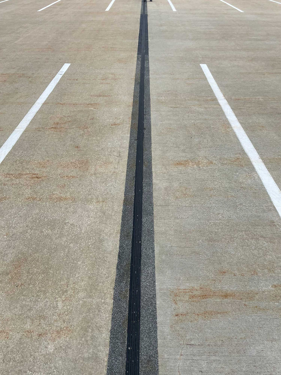 completed parking deck joint replacement