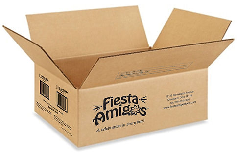 Fiesta Amigos shipping carton design