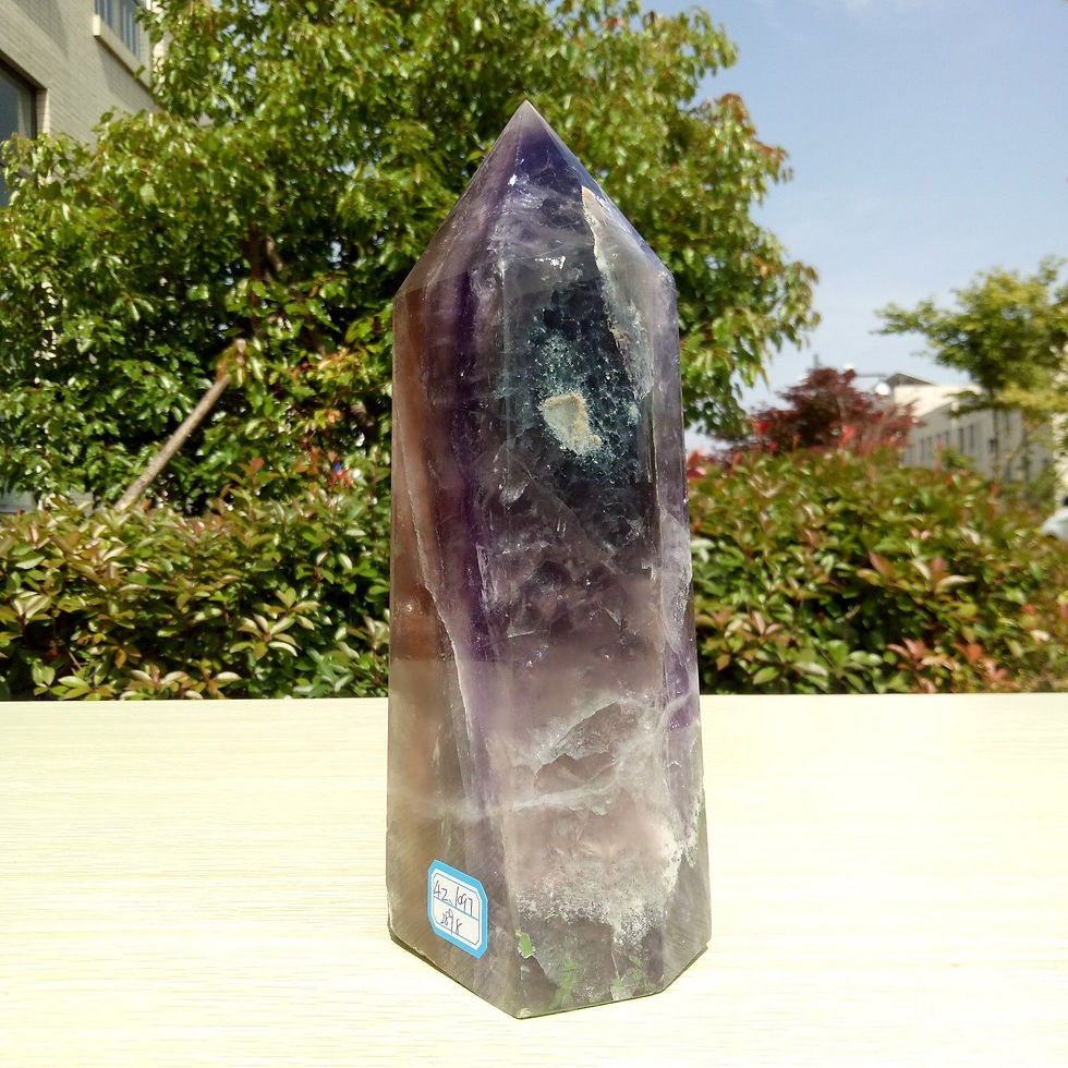 Thumbnail: 2.89KG Rainbow Fluorite Obelisk