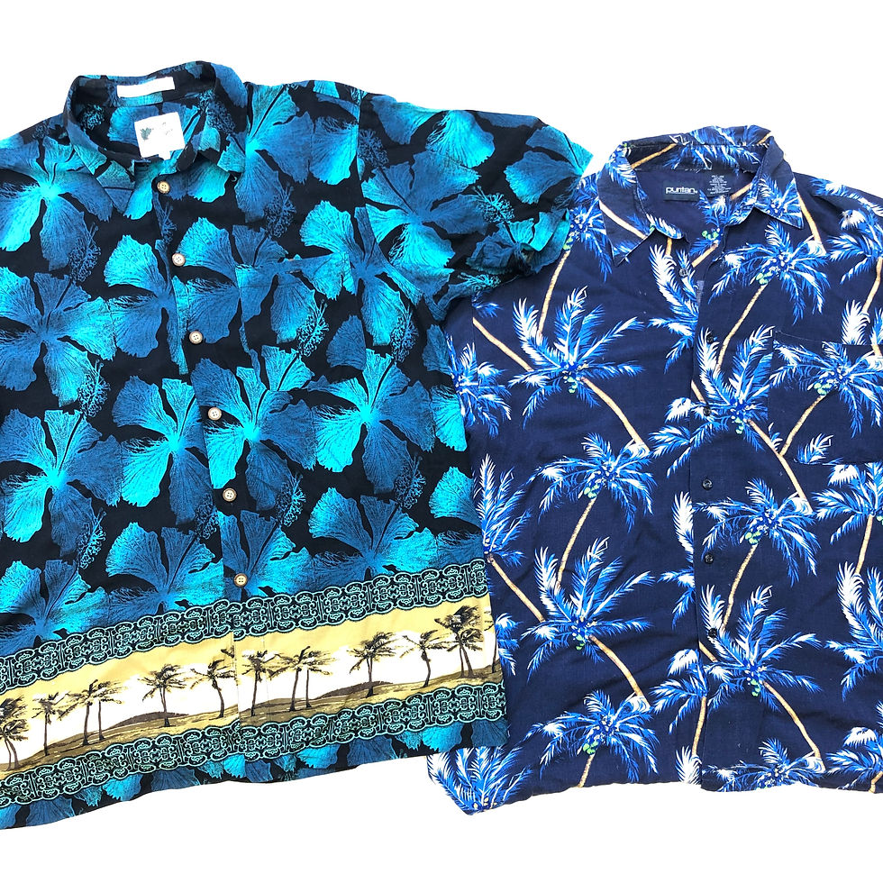 Thumbnail: Assorted Hawaiian shirts bale – ideal for wholesale vintage clothing