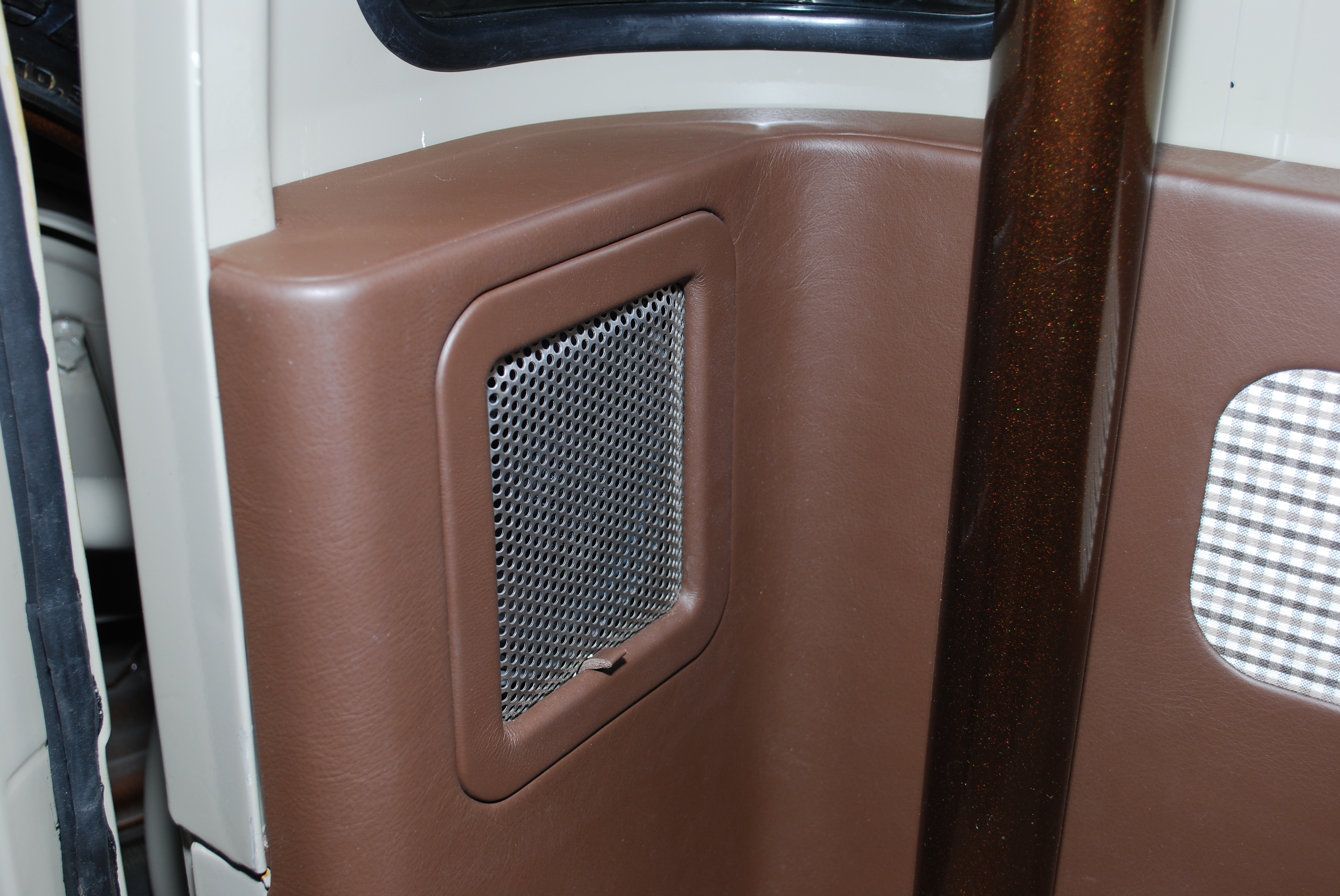 Close Up of Rear Speaker Panel