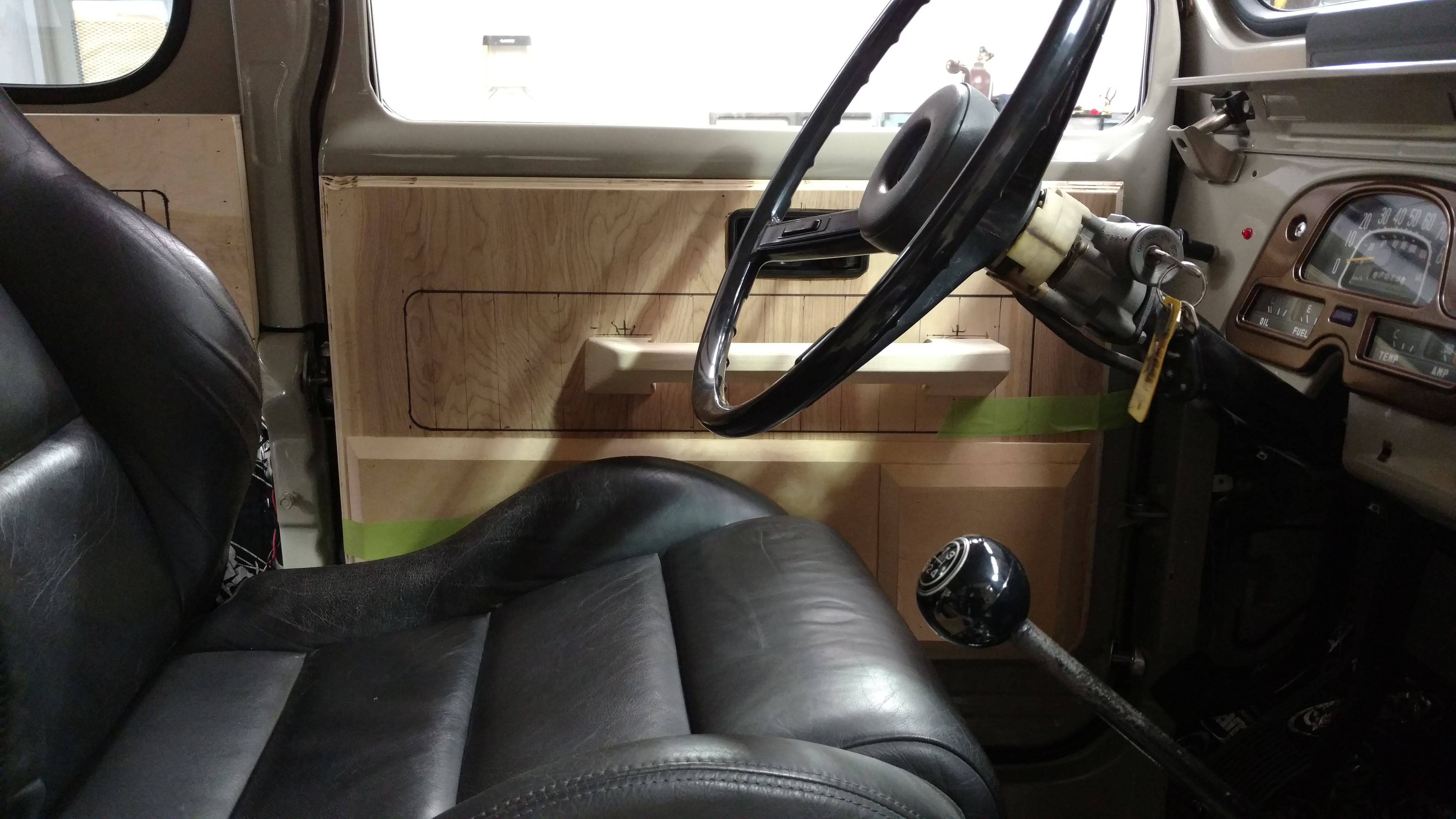Seat Before and Door Panel Mock Up