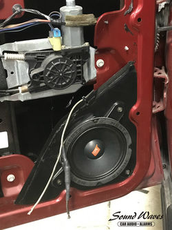Rear Speaker Installed