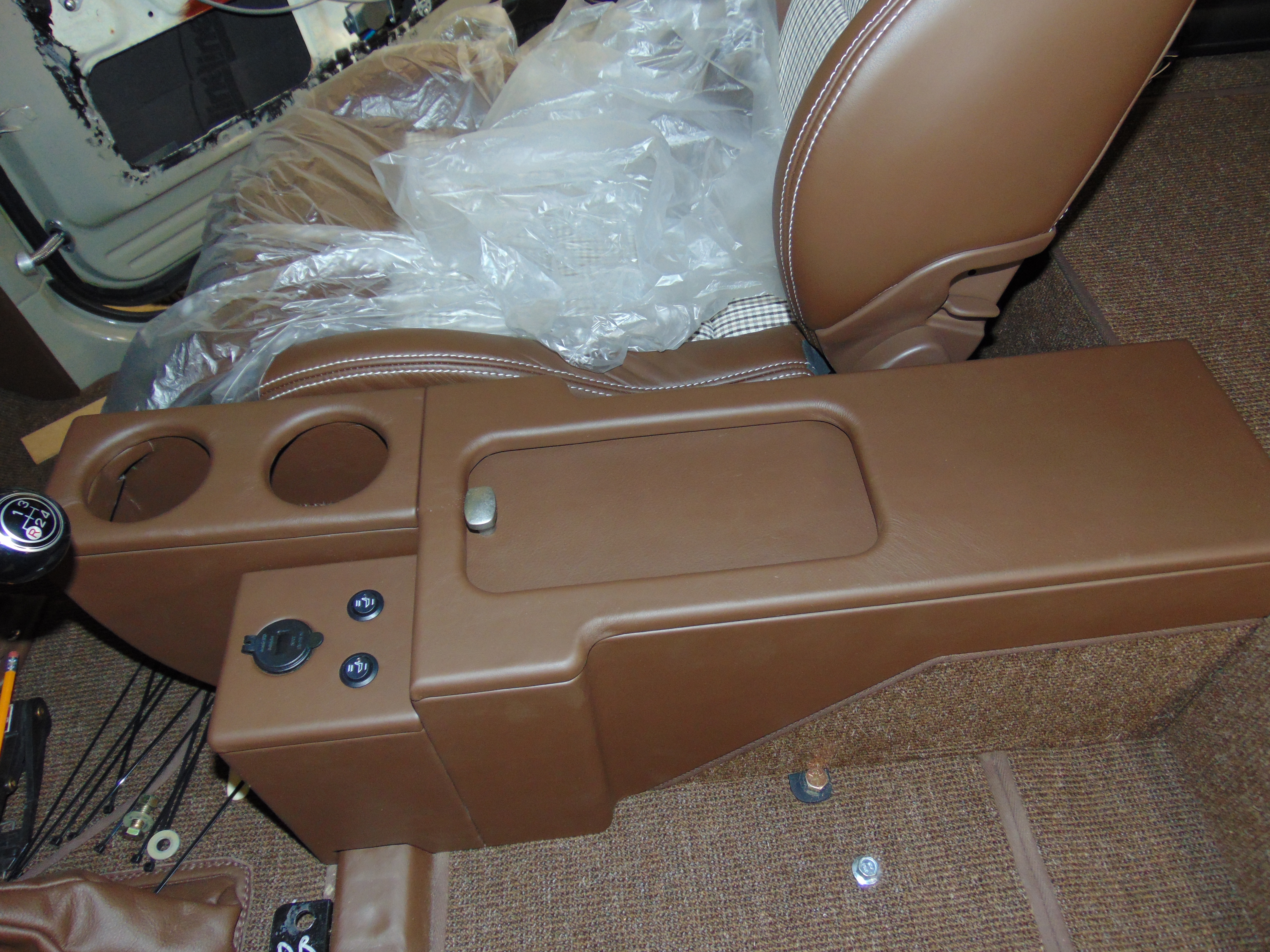 Center Console Top View
