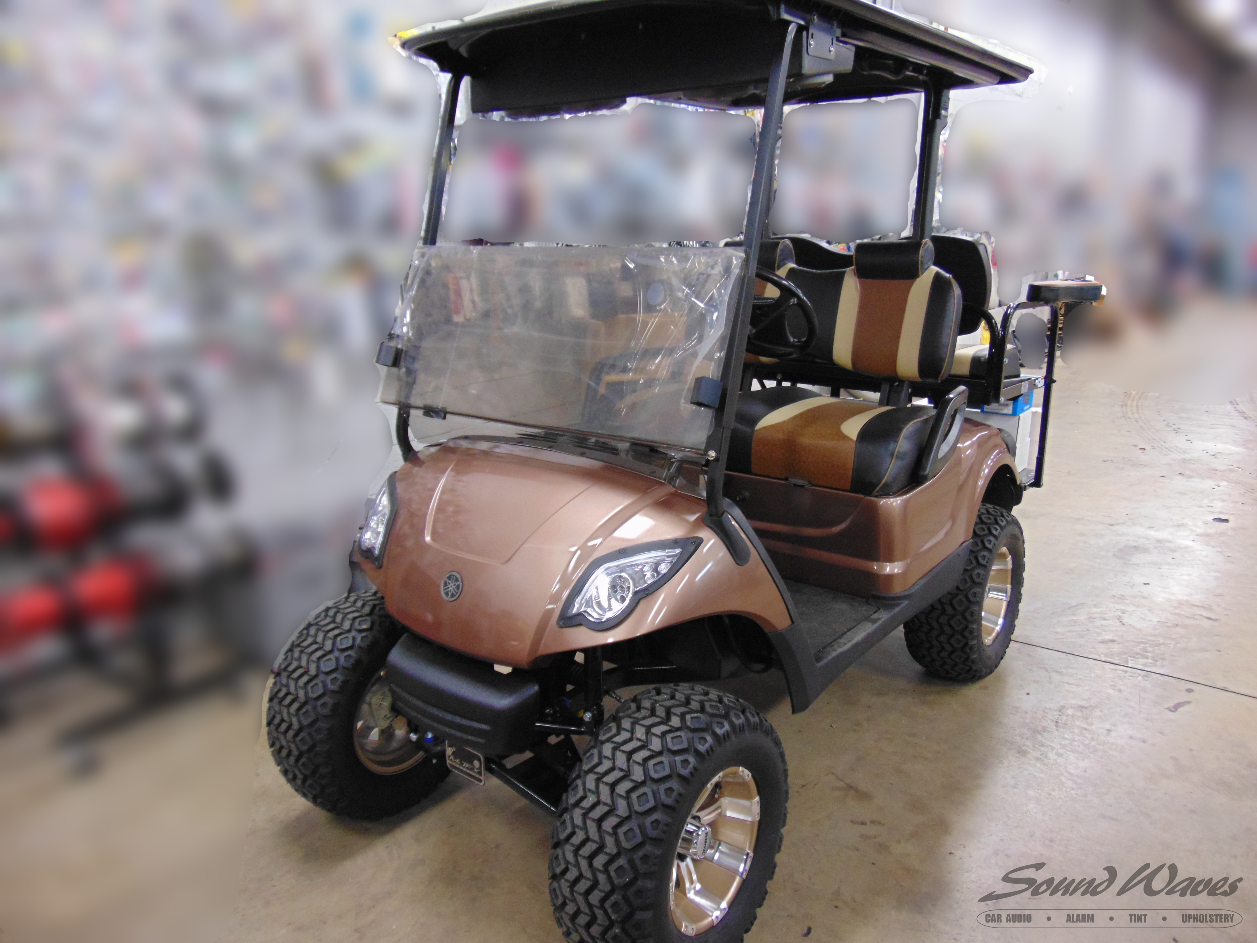 yamaha golf cart bluetooth speakers