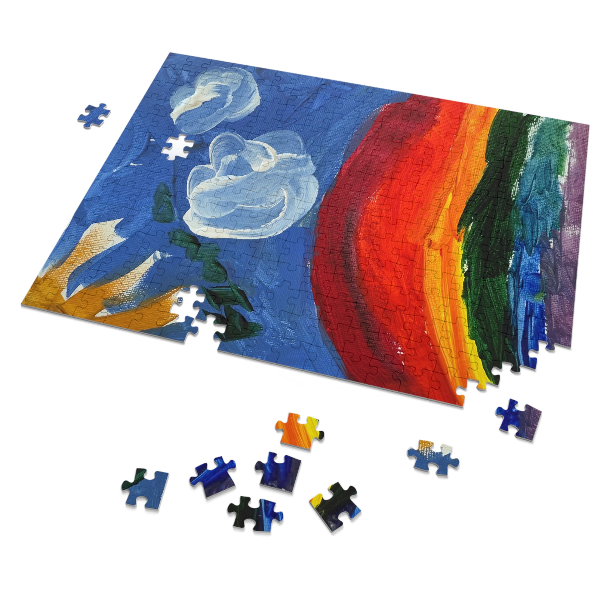 Jigsaw Puzzle with Tin