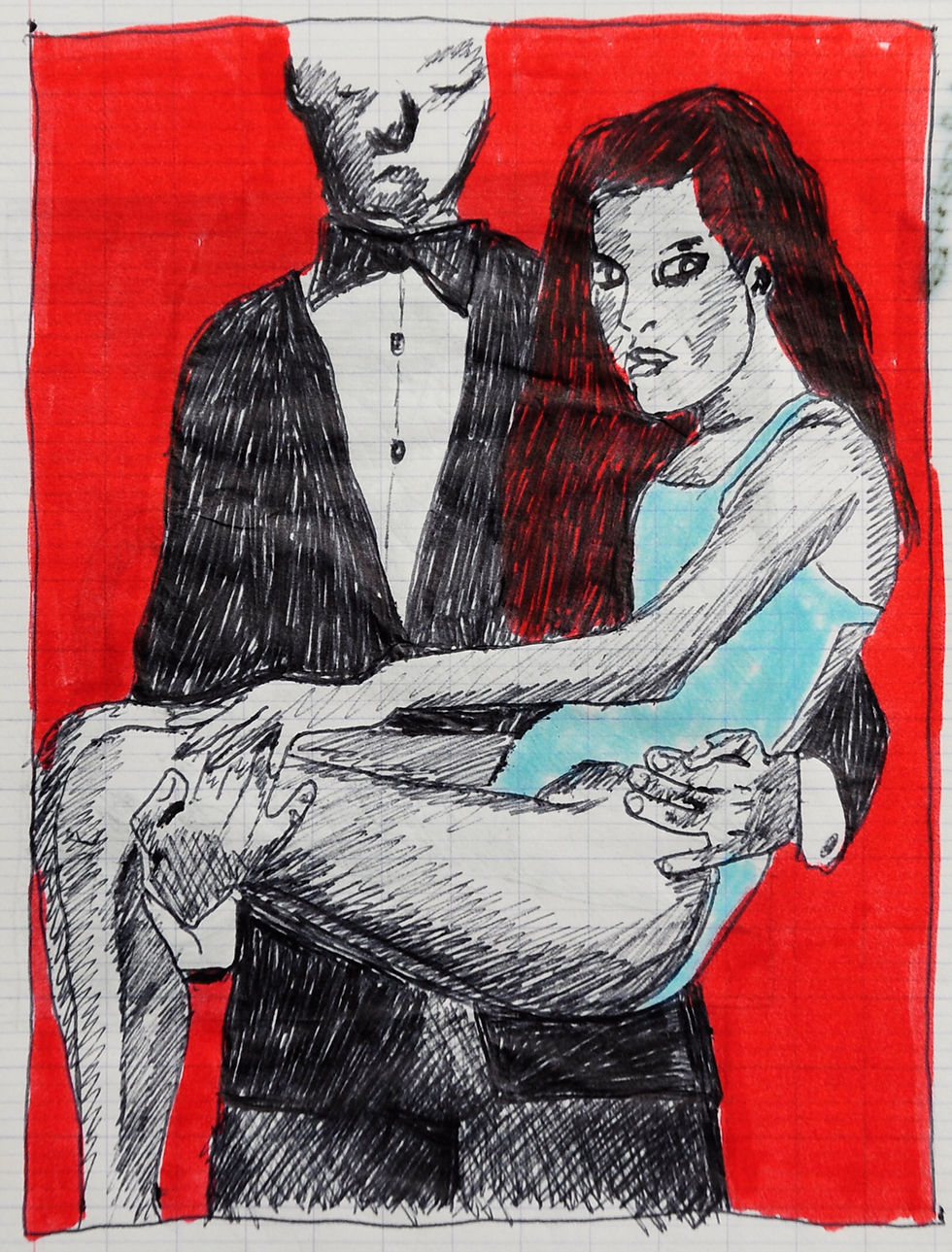 Dessin de Robert Combas 1981