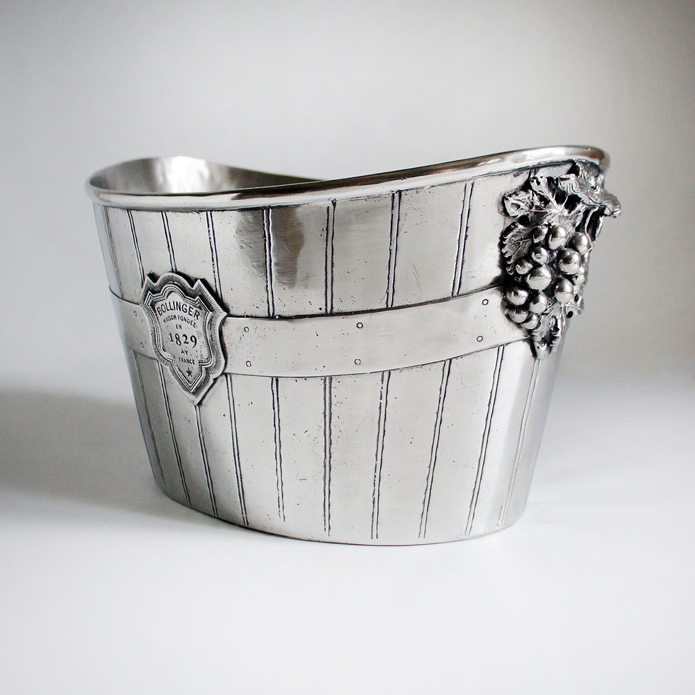 Thumbnail: Very rare Bollinger champagne cooler. seau á champagne Bollinger vintage