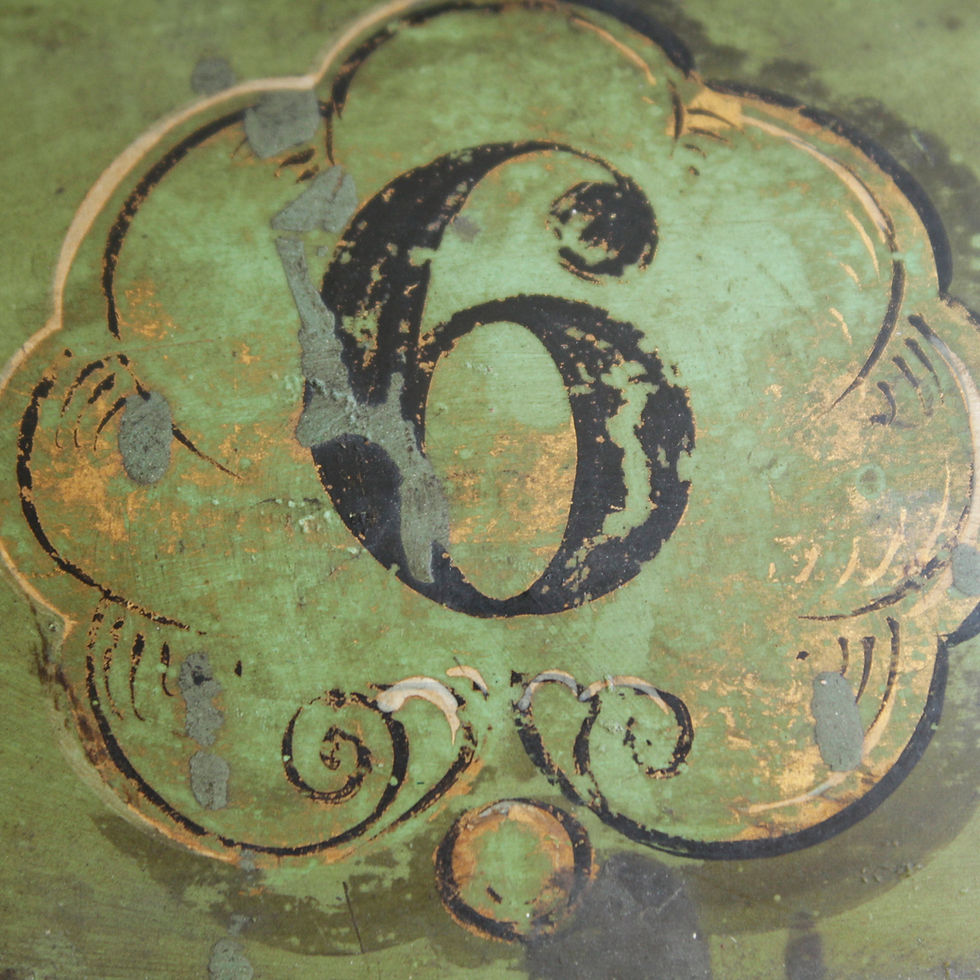 Thumbnail: EnglishToleware tea tin  c 1900