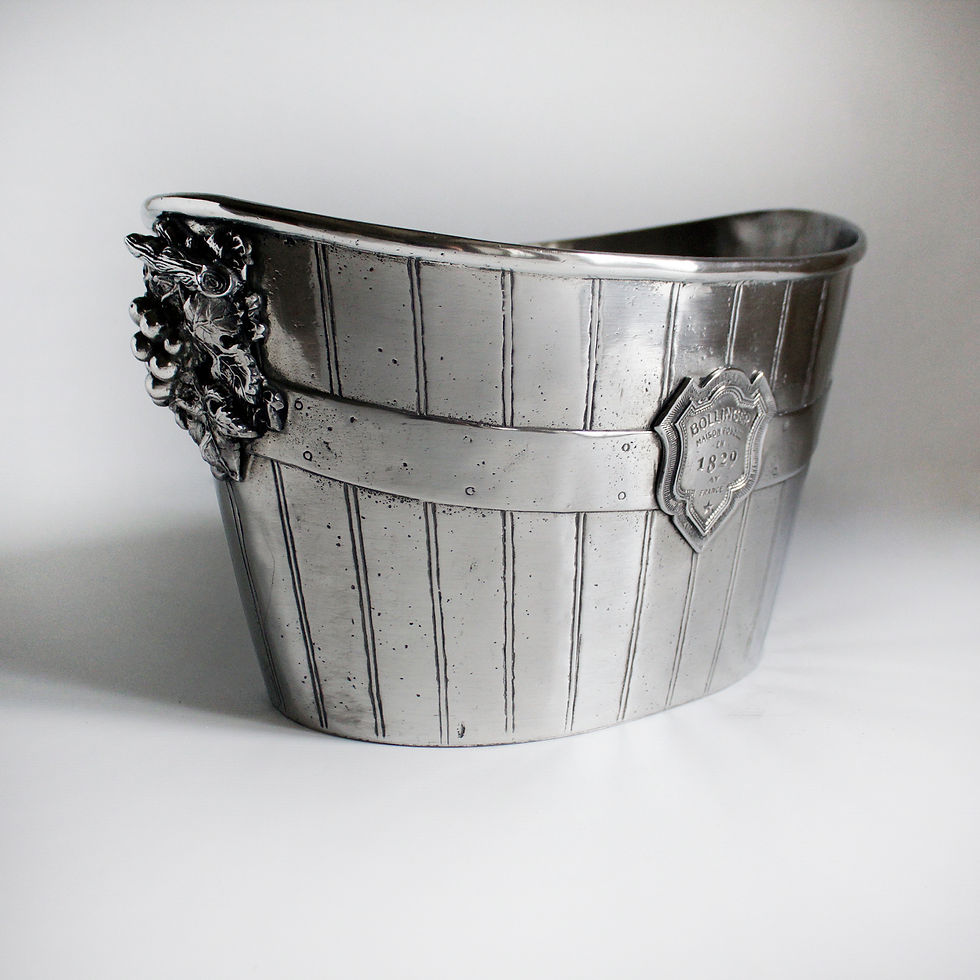 Thumbnail: Very rare Bollinger champagne cooler. seau á champagne Bollinger vintage