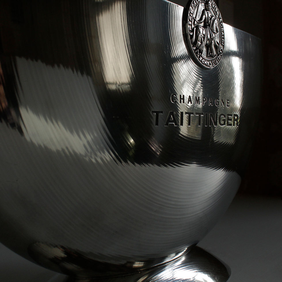 Thumbnail: Vintage half moon champagne bucket Champagne TAITTINGER