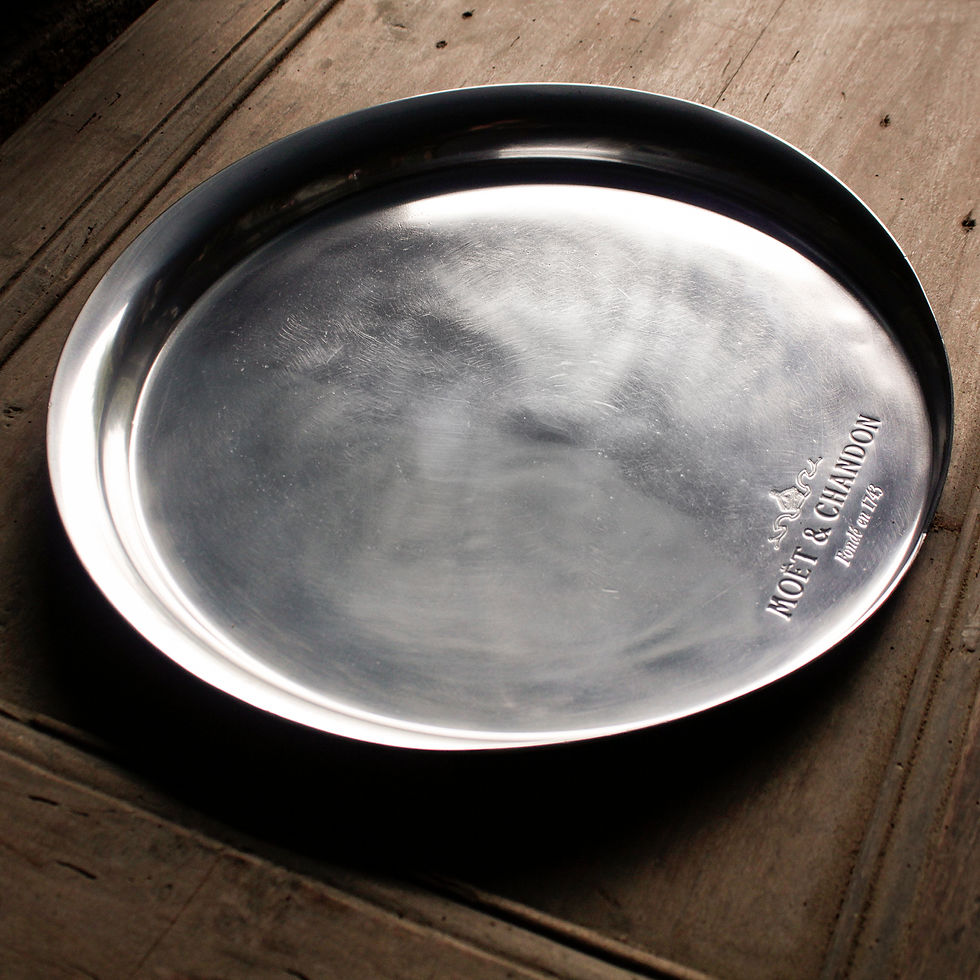 Thumbnail: Moët & Chandon polished aluminium tray