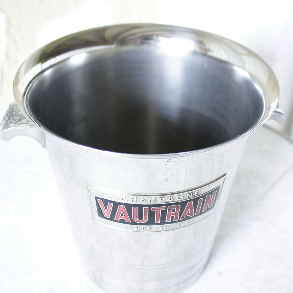 Thumbnail: Vintage champagne bucket-cooler VAUTRAIN