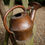 Thumbnail: Antique French watering can with aged patina, 1800s rustic garden accessory