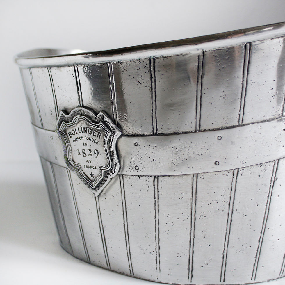 Thumbnail: Very rare Bollinger champagne cooler. seau á champagne Bollinger vintage