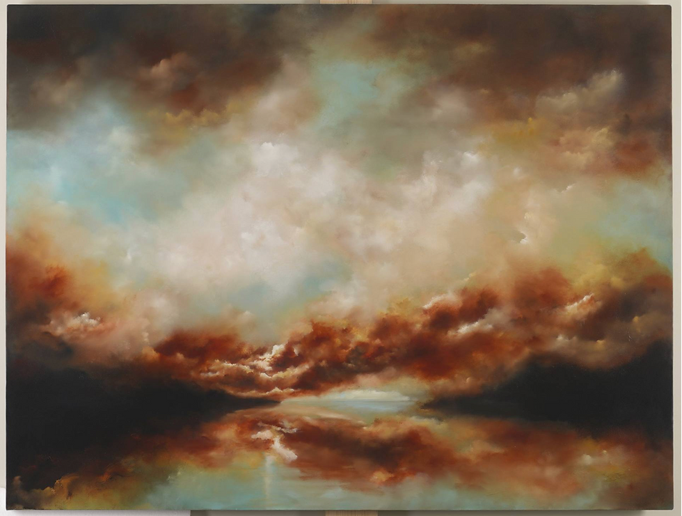 Thumbnail: A Sunset Moment On The Isle Of Skye   2022    120x90cm