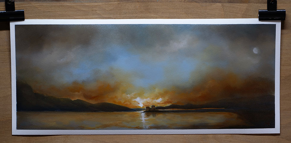 Thumbnail: Eilean Donan Castle, Scotland    2024   50x20cm