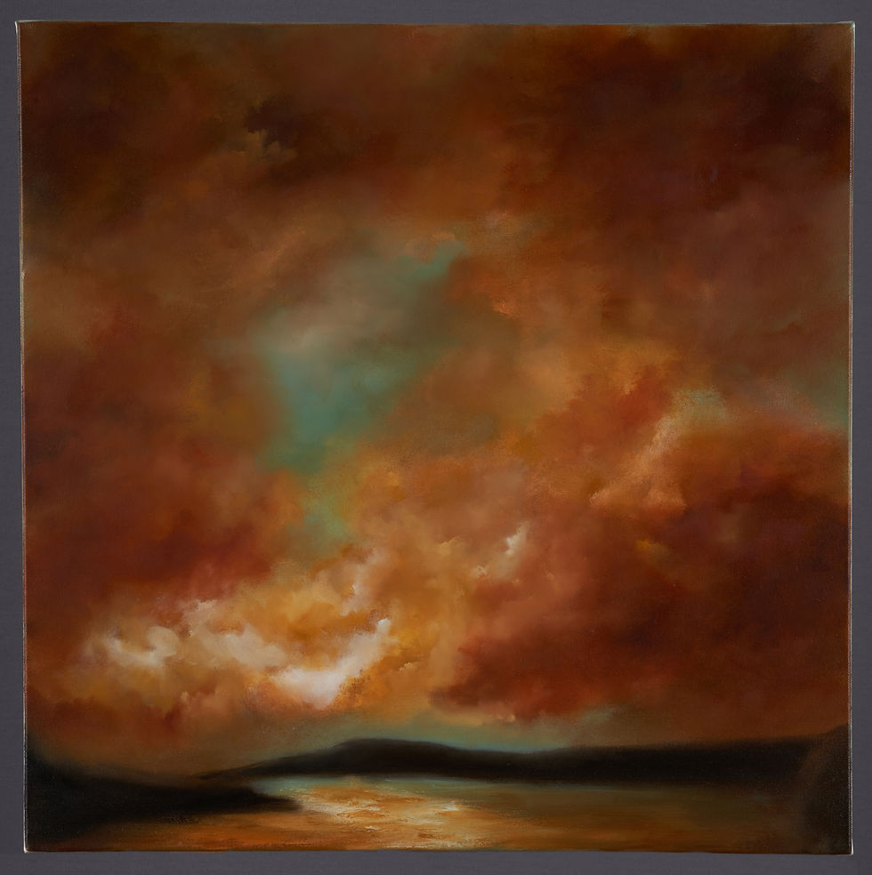 Thumbnail: Sunset For The Lakes         2021   60x60cm