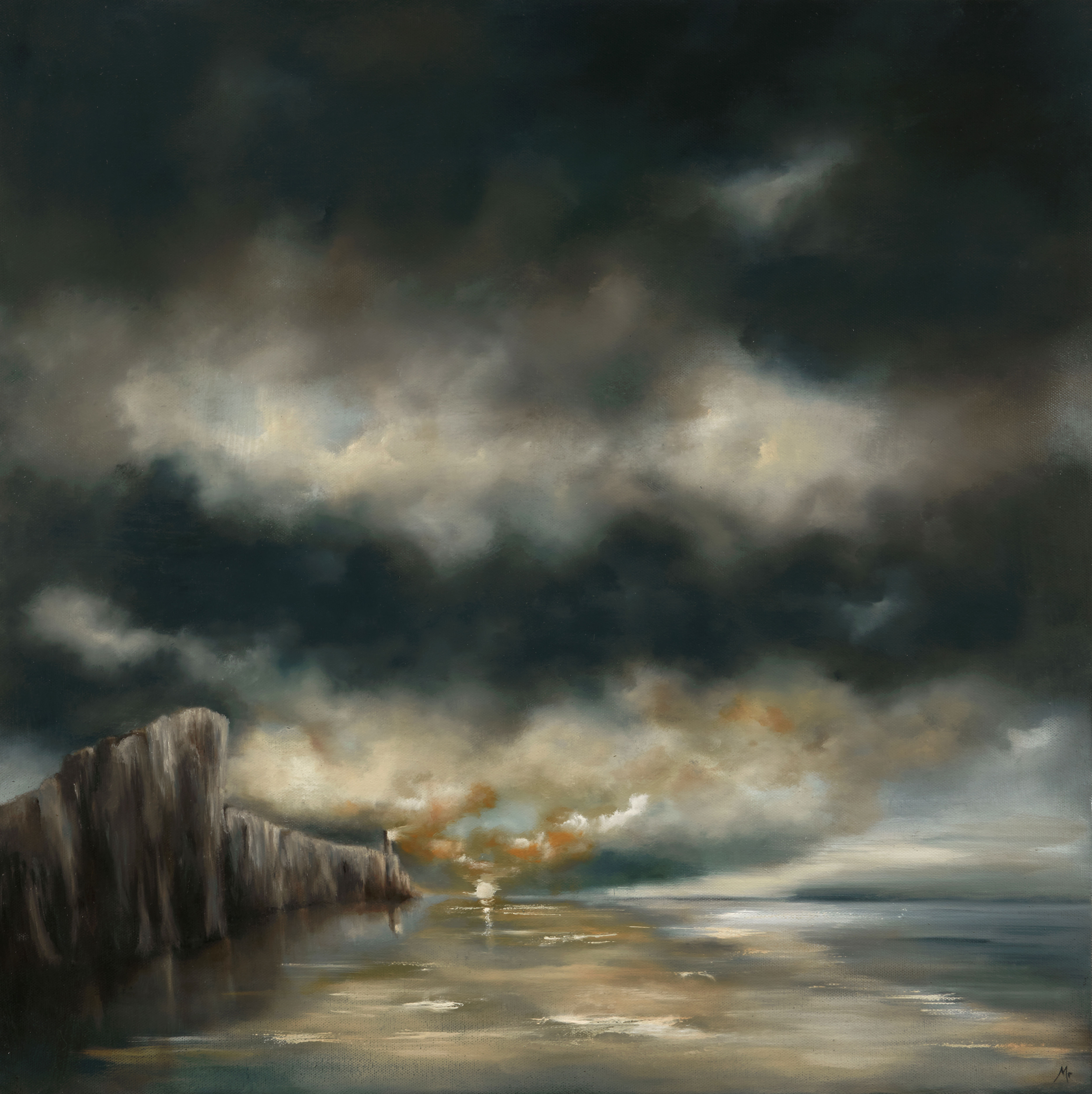 Neist Point, Skye Painting     2023    60x60cm