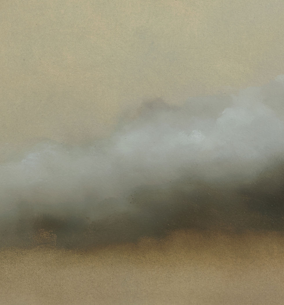Thumbnail: Our Clouds In The Bali Glow  2023  73x73cm