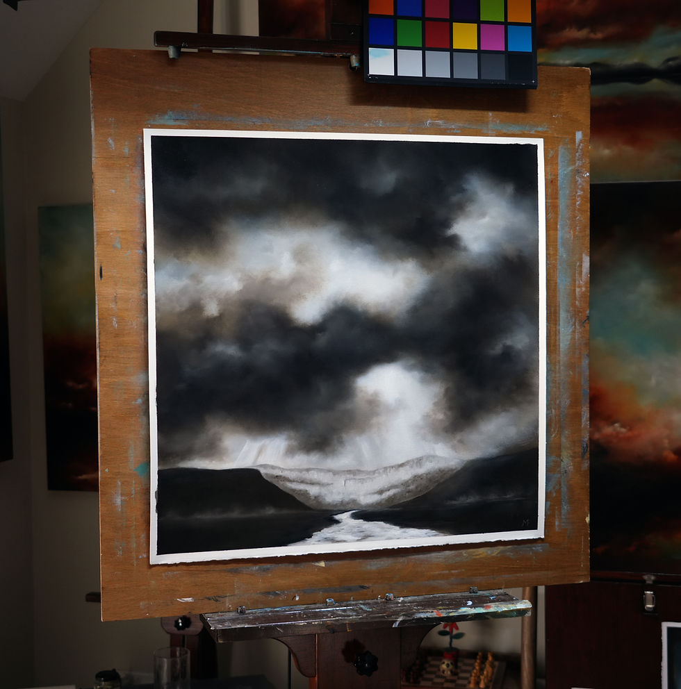 Thumbnail: Malham Cove Yorkshire  2023   63x63cm