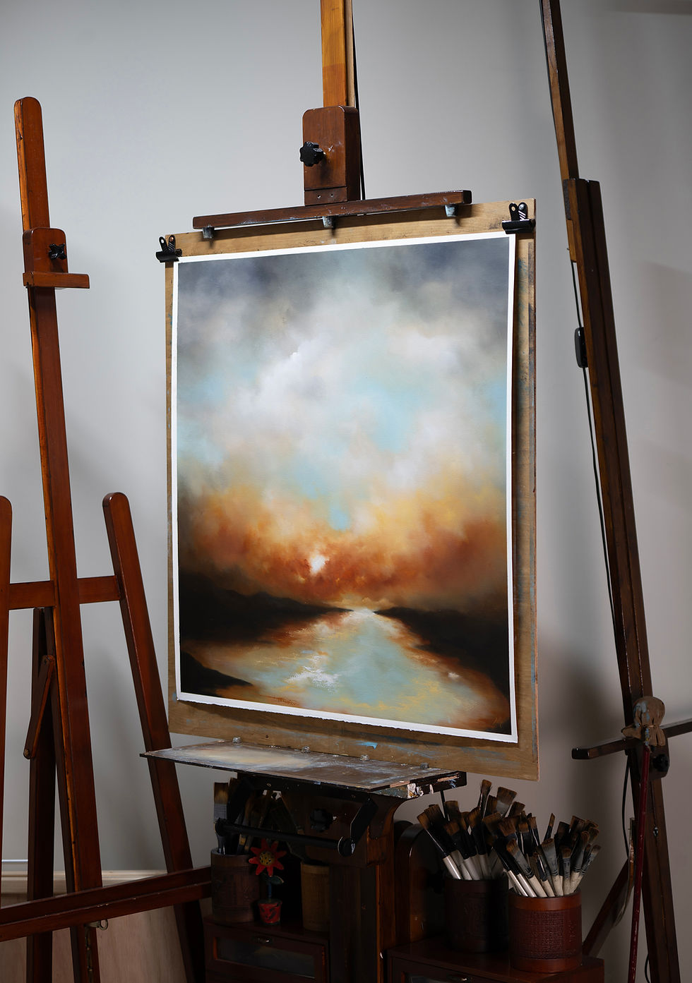 Thumbnail: Isle Of Skye Golden Sunset, Scotland   2024     73x73cm