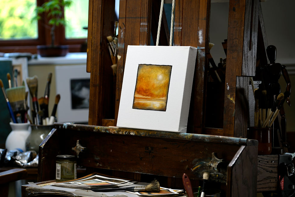 Thumbnail: Sunrise From St. Michael's Mount             25.4 x 25.4cm