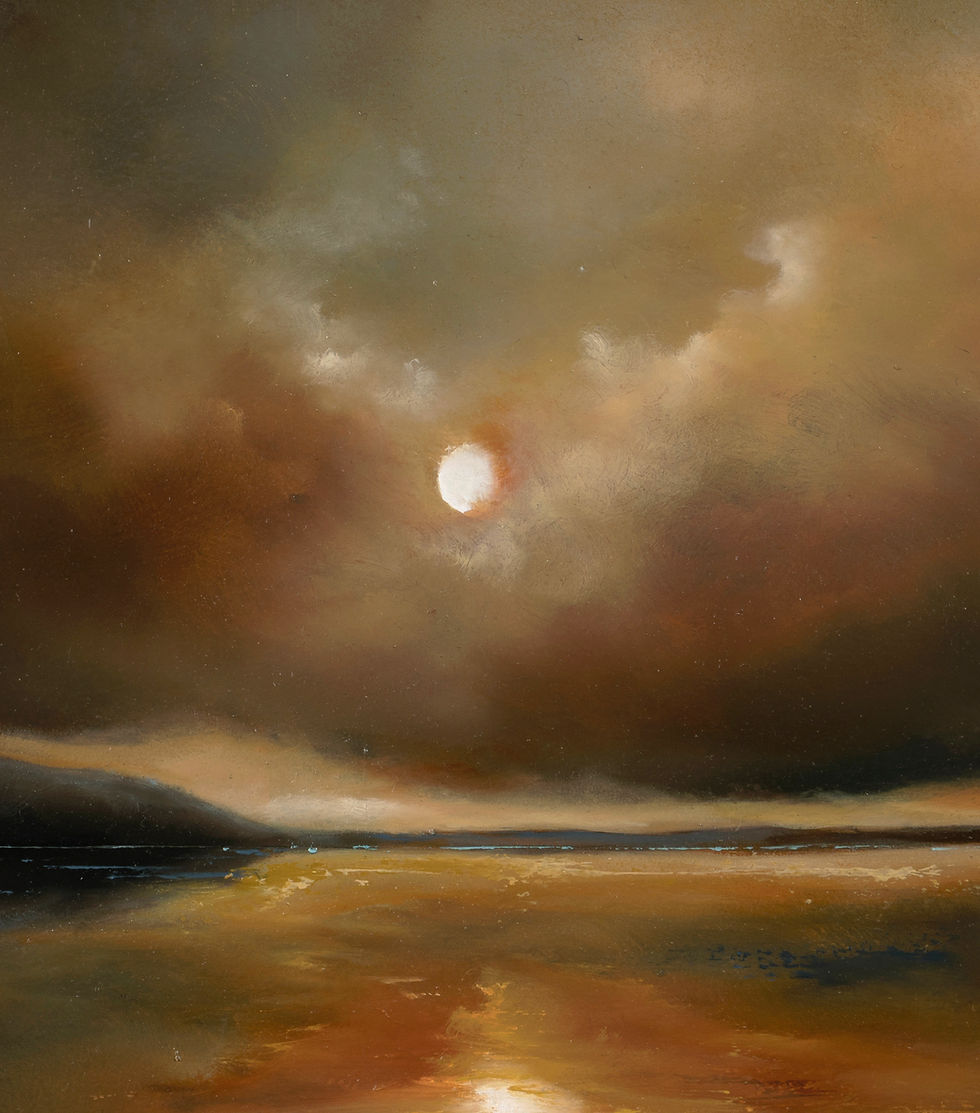 Thumbnail: Cornwall Winter Storm View    2024   39x39cm