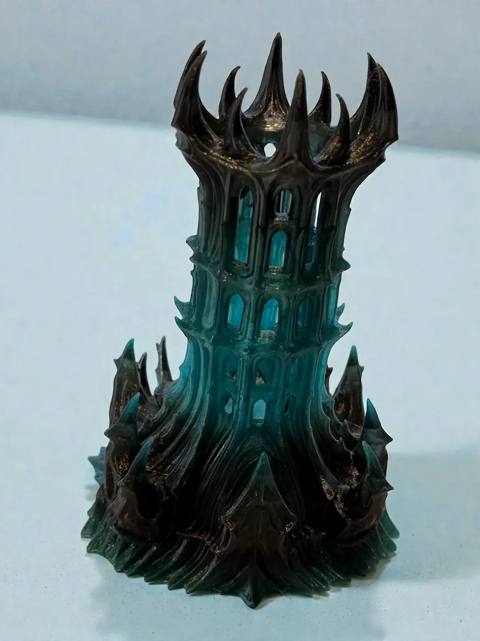 Thumbnail: Obsidian Citadel Dice Tower back view