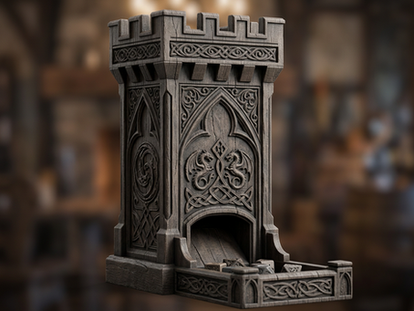 Elevate Your D&D Games with Personalized Dice Towers for Games
