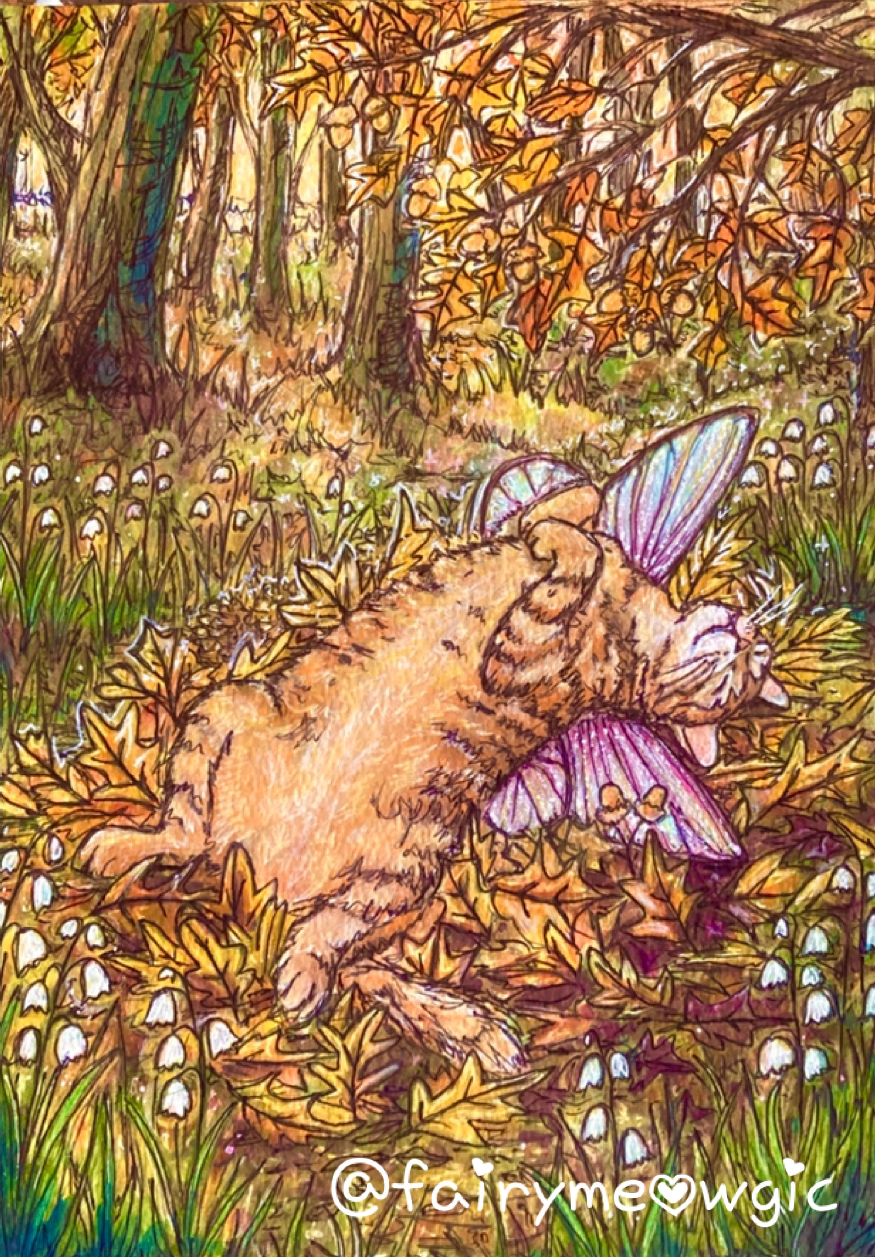 Chicken’s Autumn Leaves