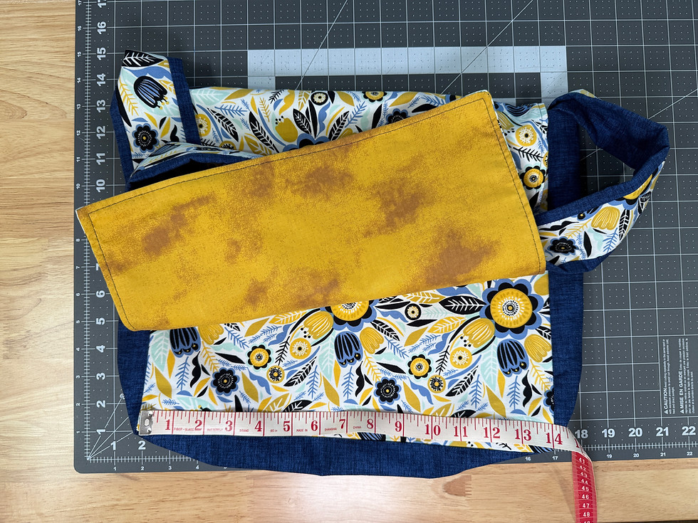 Thumbnail: Messenger Bag Collection Navy & Yellow