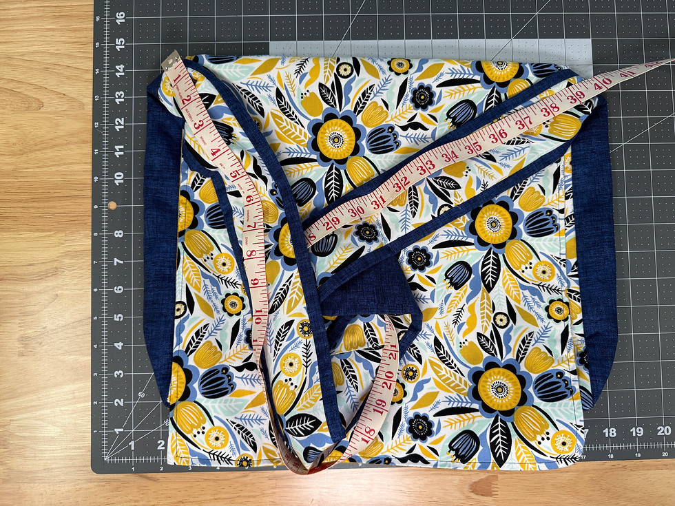 Thumbnail: Messenger Bag Collection Navy & Yellow