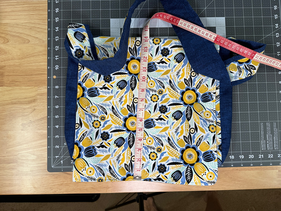 Thumbnail: Messenger Bag Collection Navy & Yellow