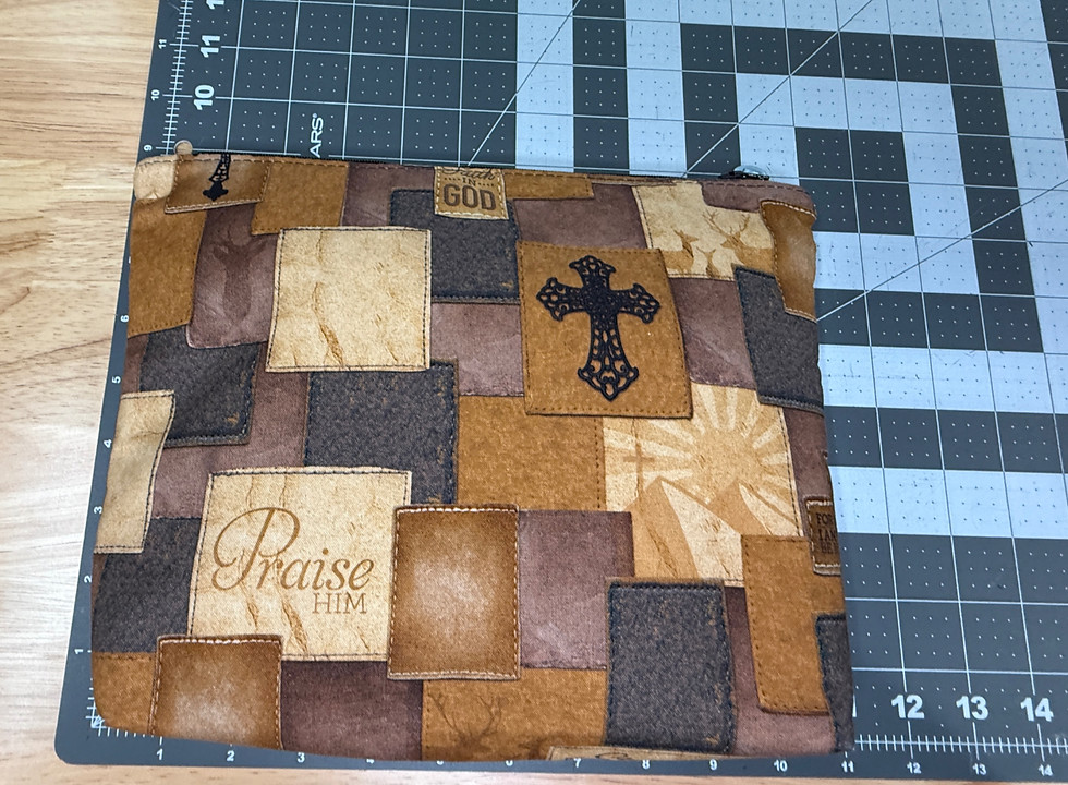 Thumbnail: Cosmetic Bag Large Faith Themed