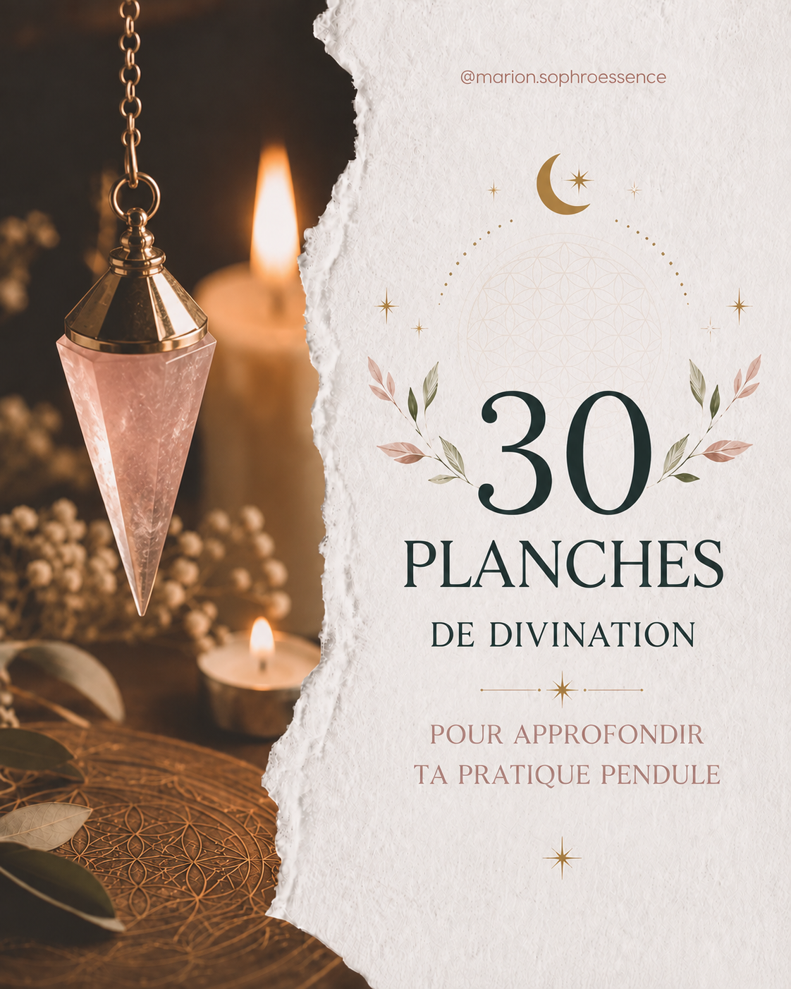 Pack 30 planches de divination à utiliser avec ton pendule de divinati& libérer