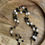Miniature : Chapelet Obsidienne oeil céleste, Sélénite & Hématite