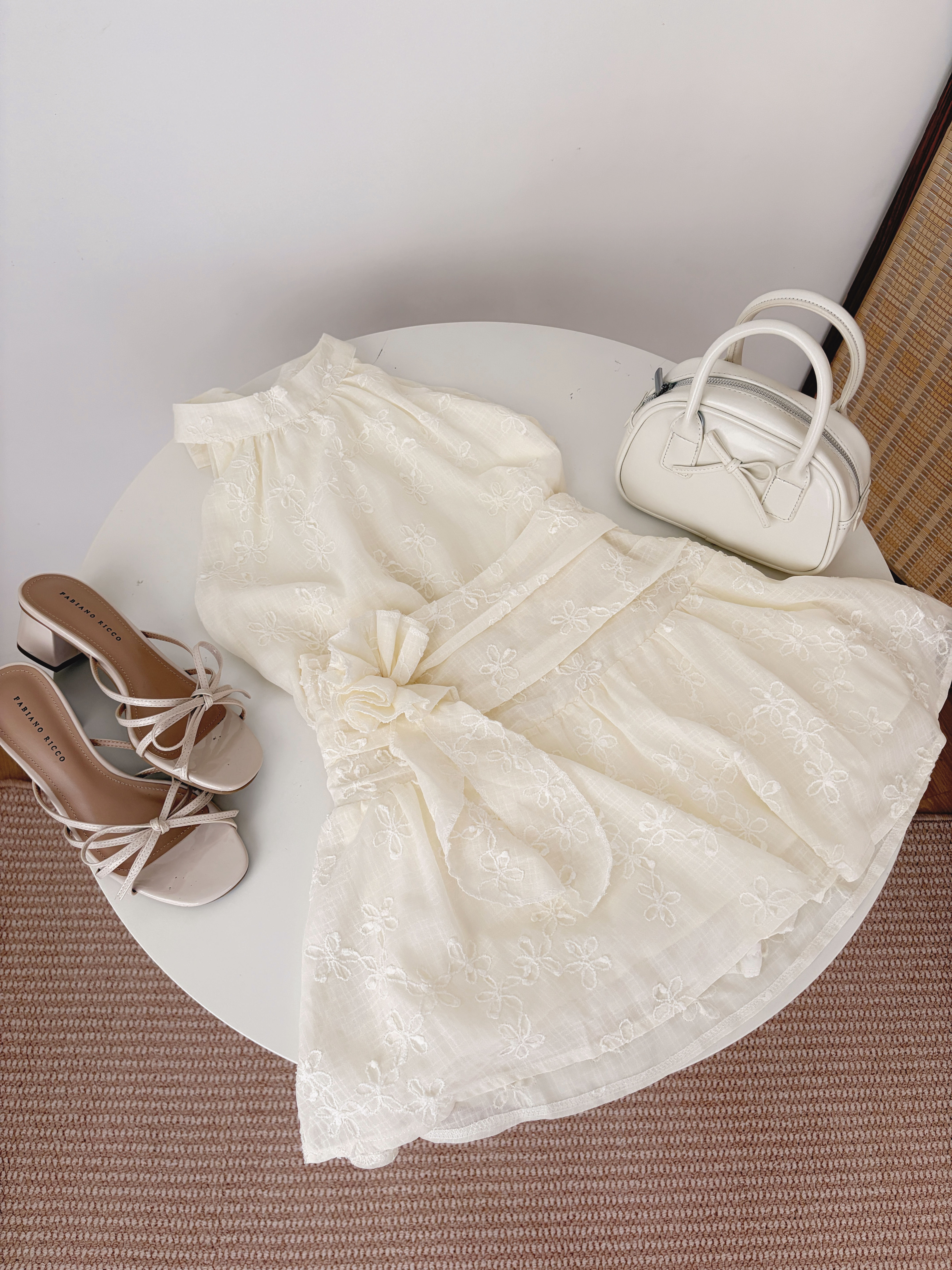 甜美山茶 两件套 Camellia Halter Set