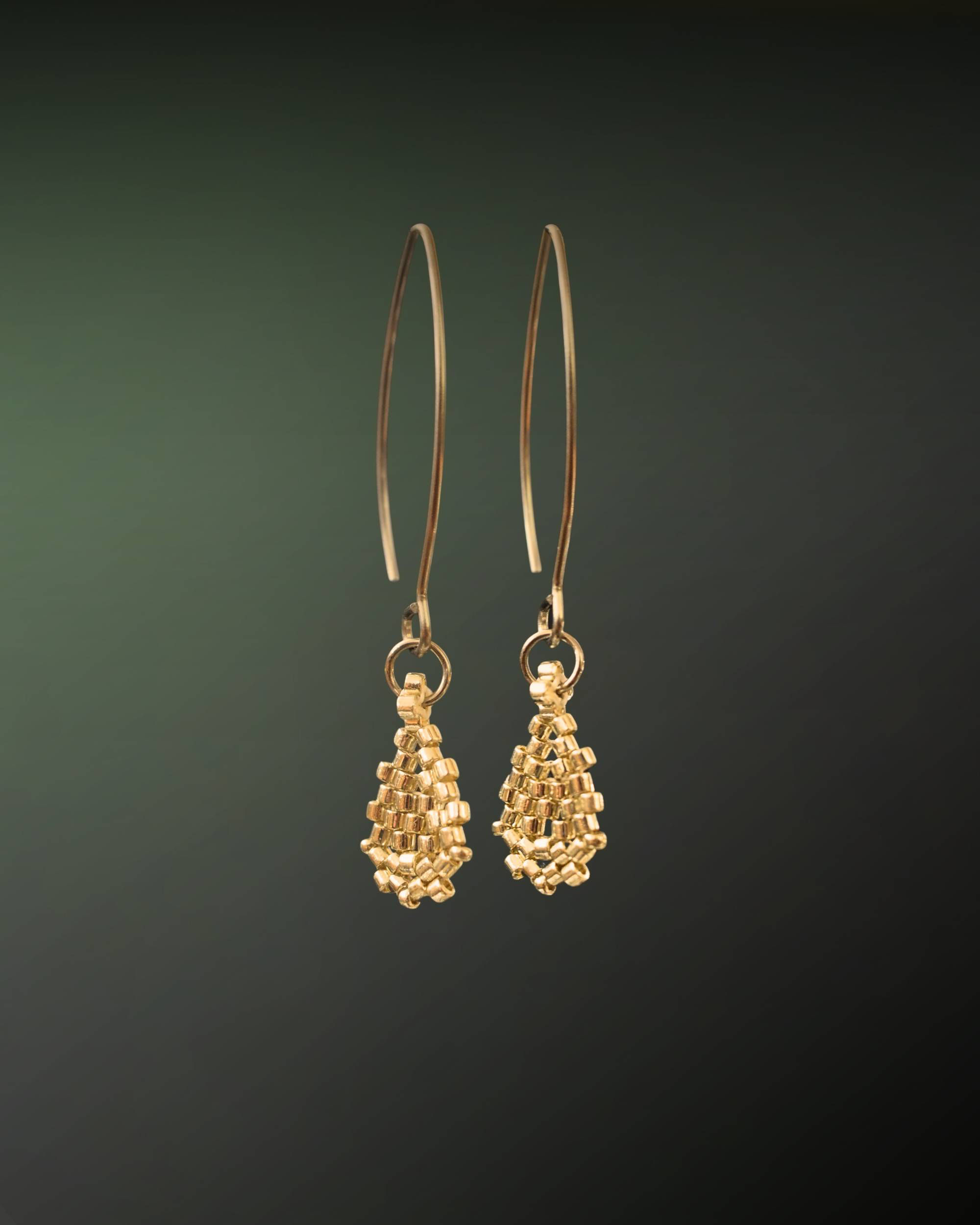 DROP Earrings Gold