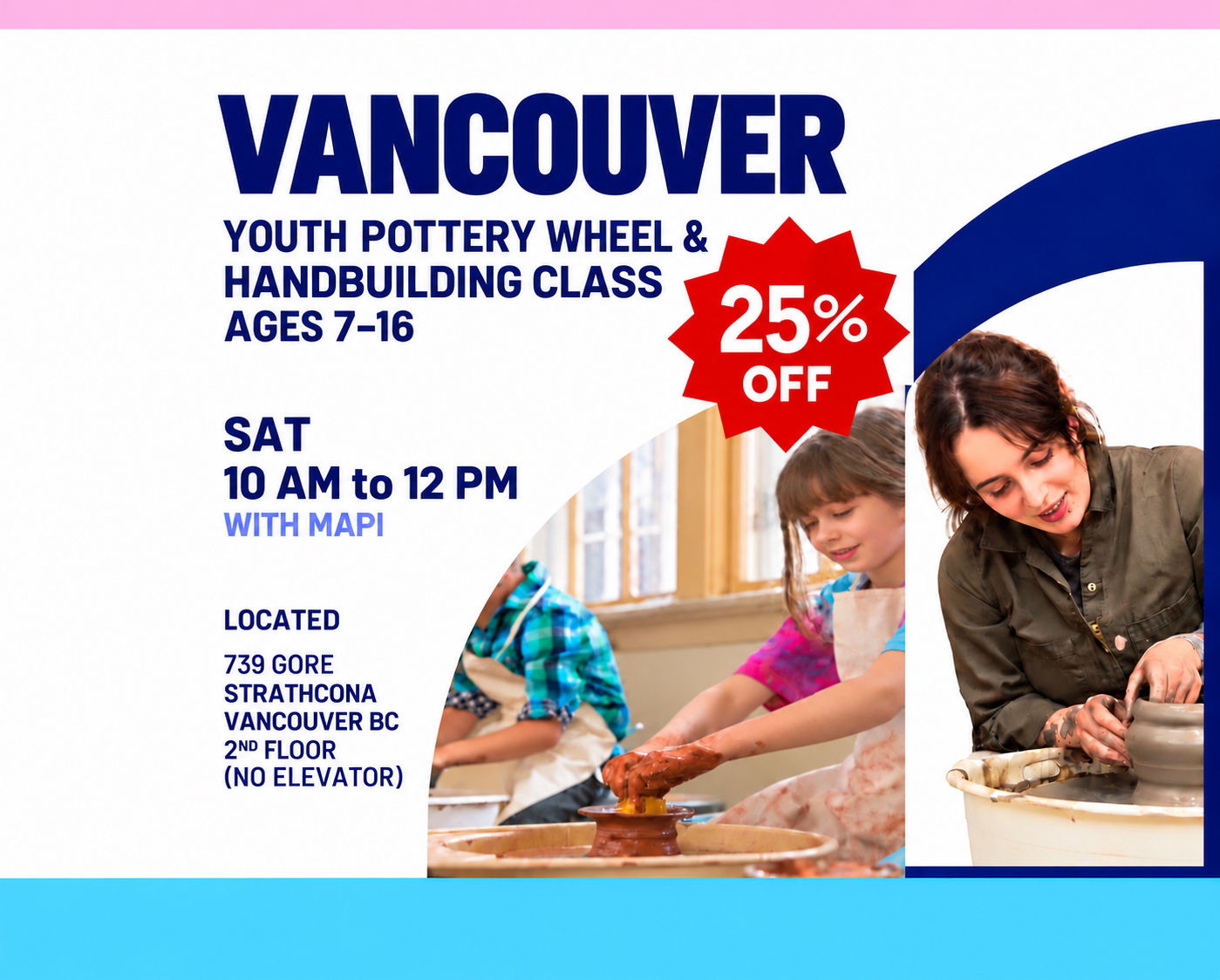 Youth Wheel & Hand Building 6wk classes