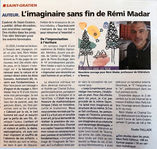 2021_Review of the book by Rémi Madar (Gazette du Val d'Oise). Front cover of Chantal Dufour