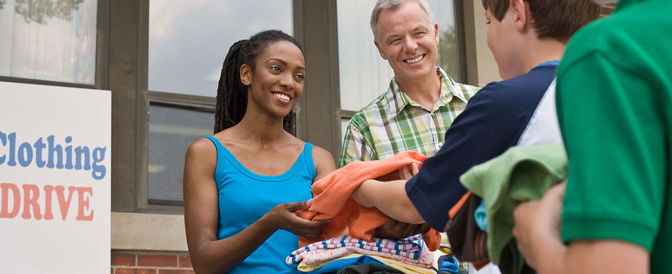 Clothing Drive Scene