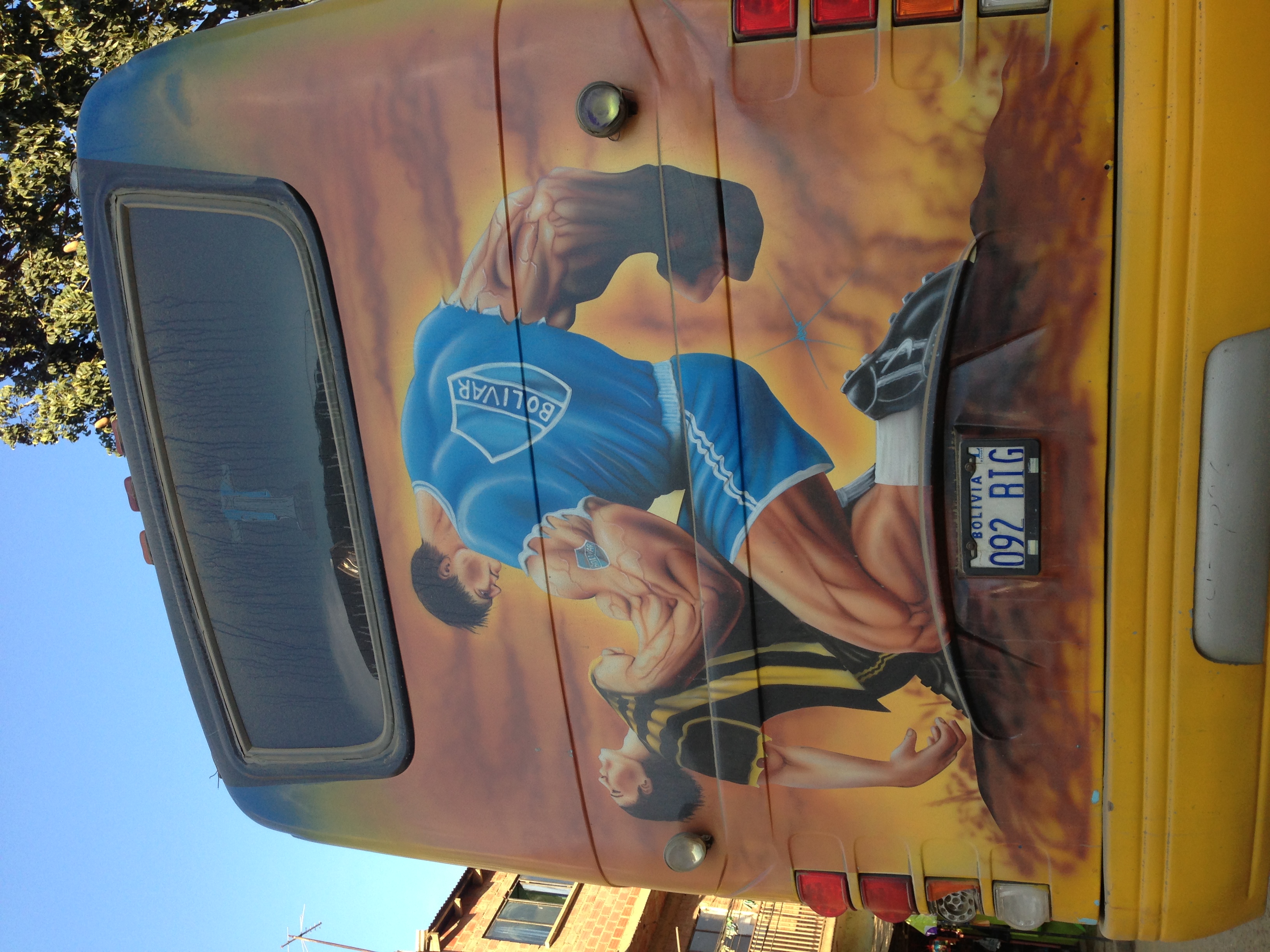 Bolivian bus to the jungle