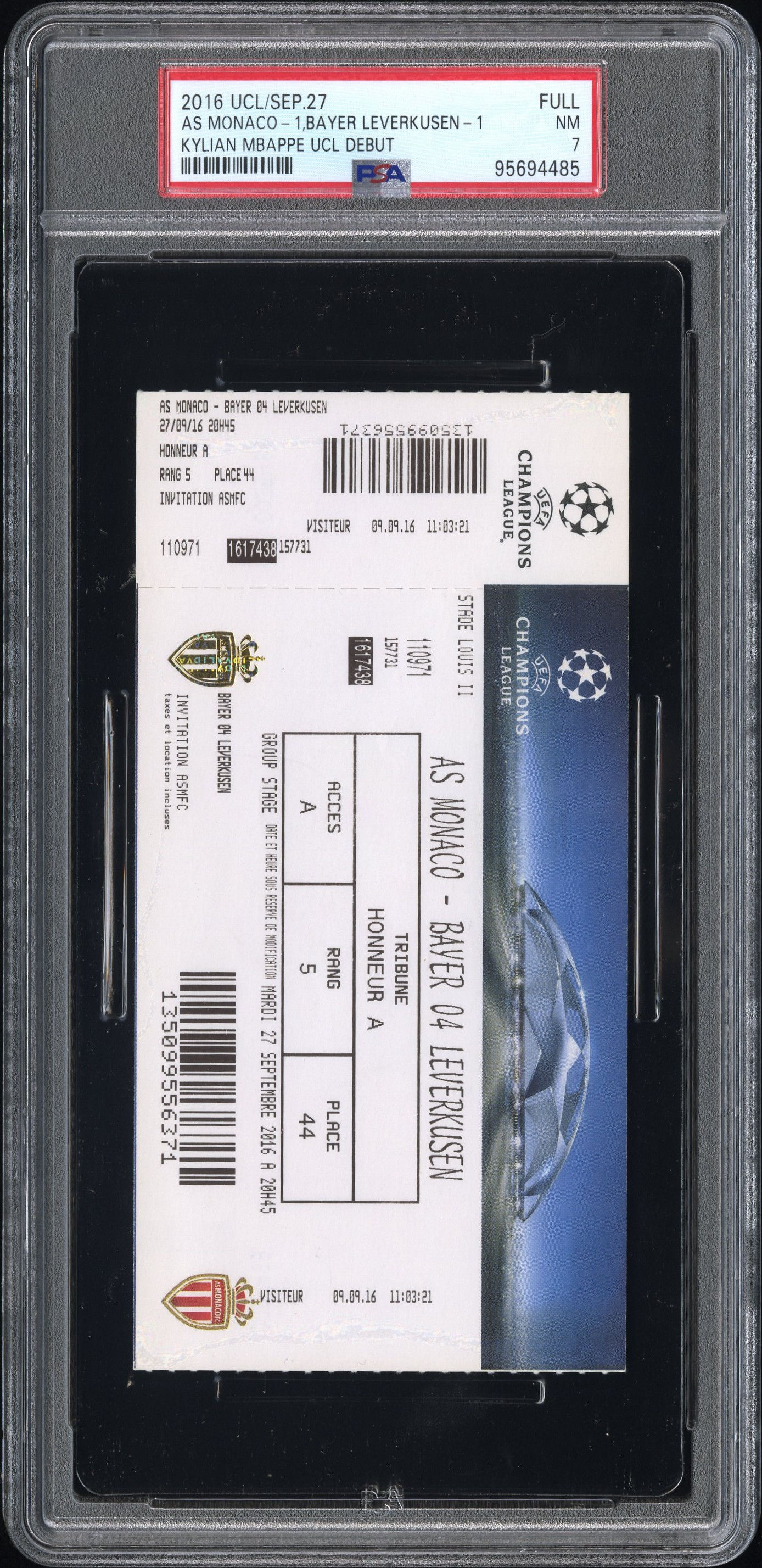 Kylian Mbappe Champions League Debut