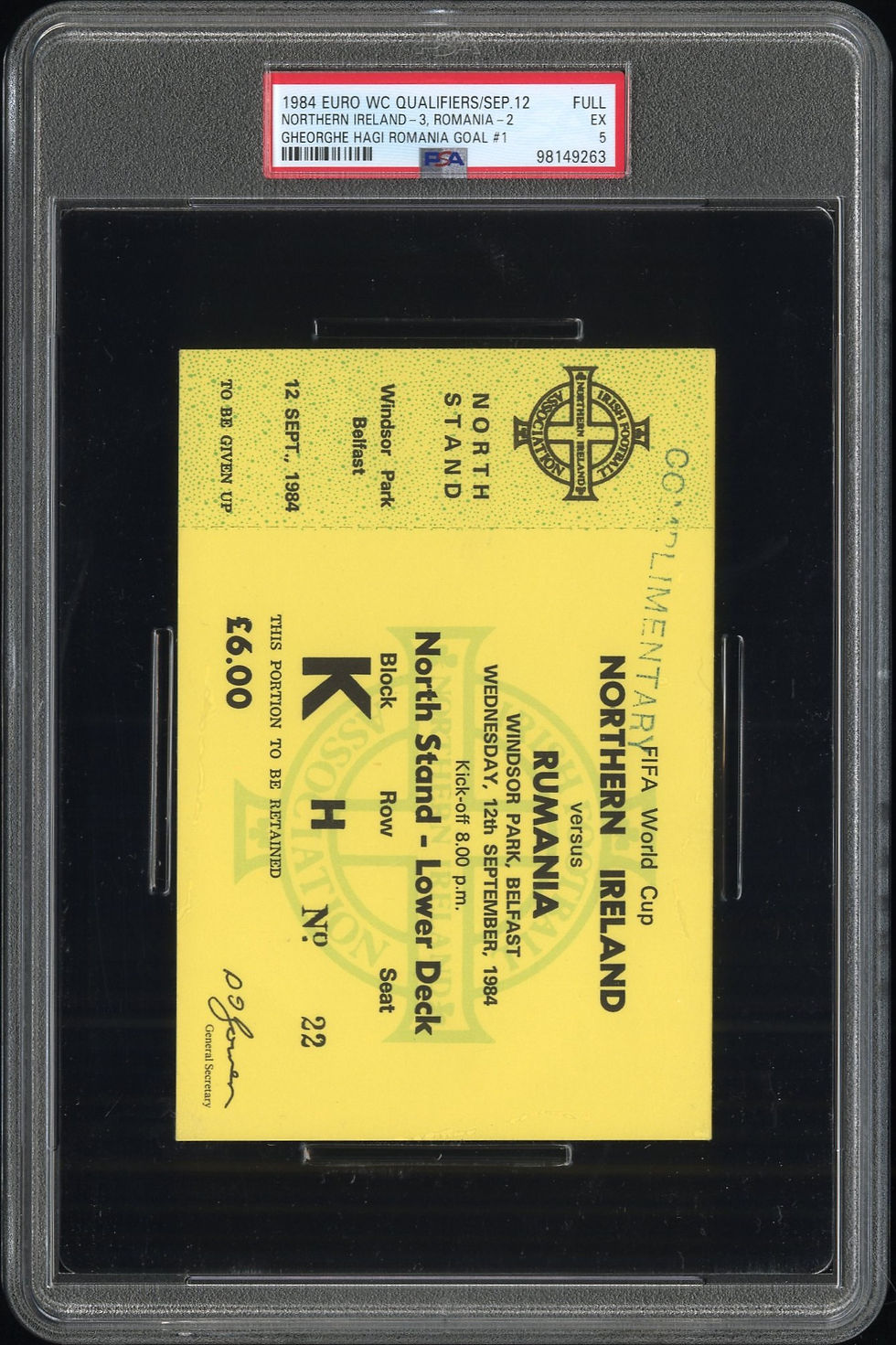 Gheorghe Hagi Romania Goal #1