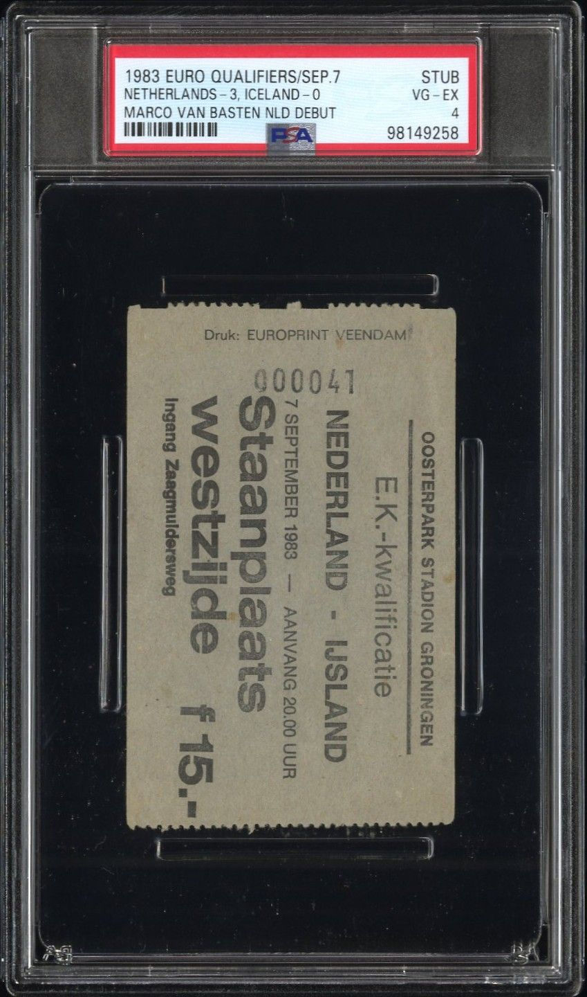 Marco van Basten Netherlands Debut