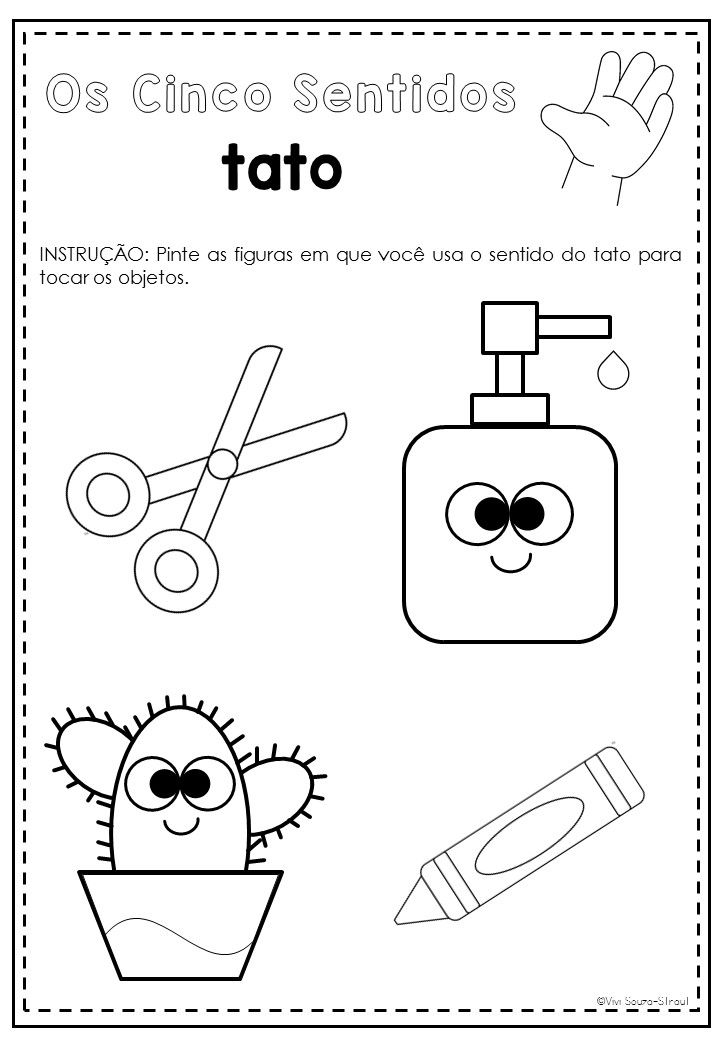 Miniatura: Caderno deAtividades Meus Cinco Sentidos